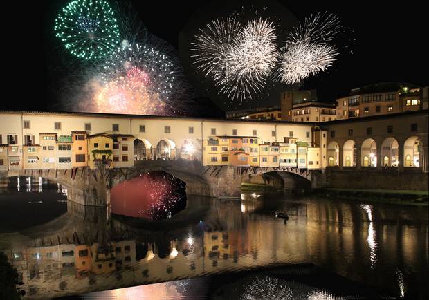 Firenze vízishow-val ünnepelt