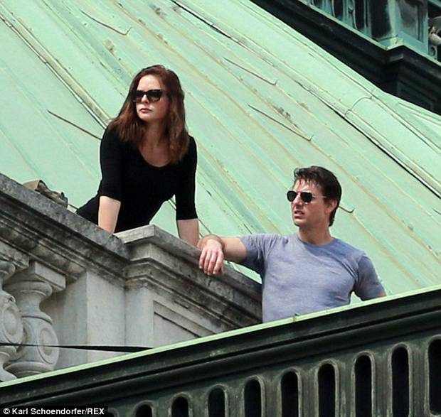Tom Cruise a Bécsi Állami Operaháznál forgat